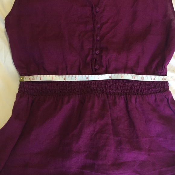 Banana Republic // Purple Linen Top - Picture 7 of 8